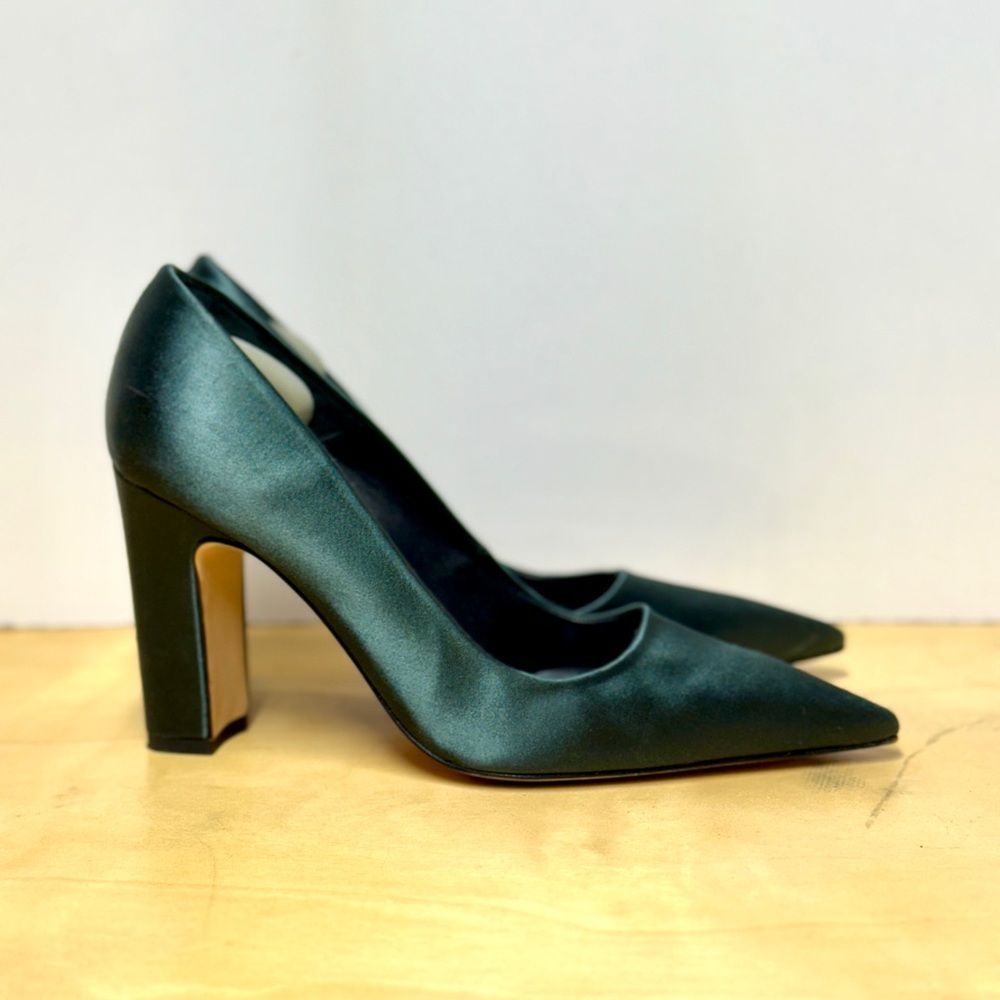 Good American Dark Green Heels